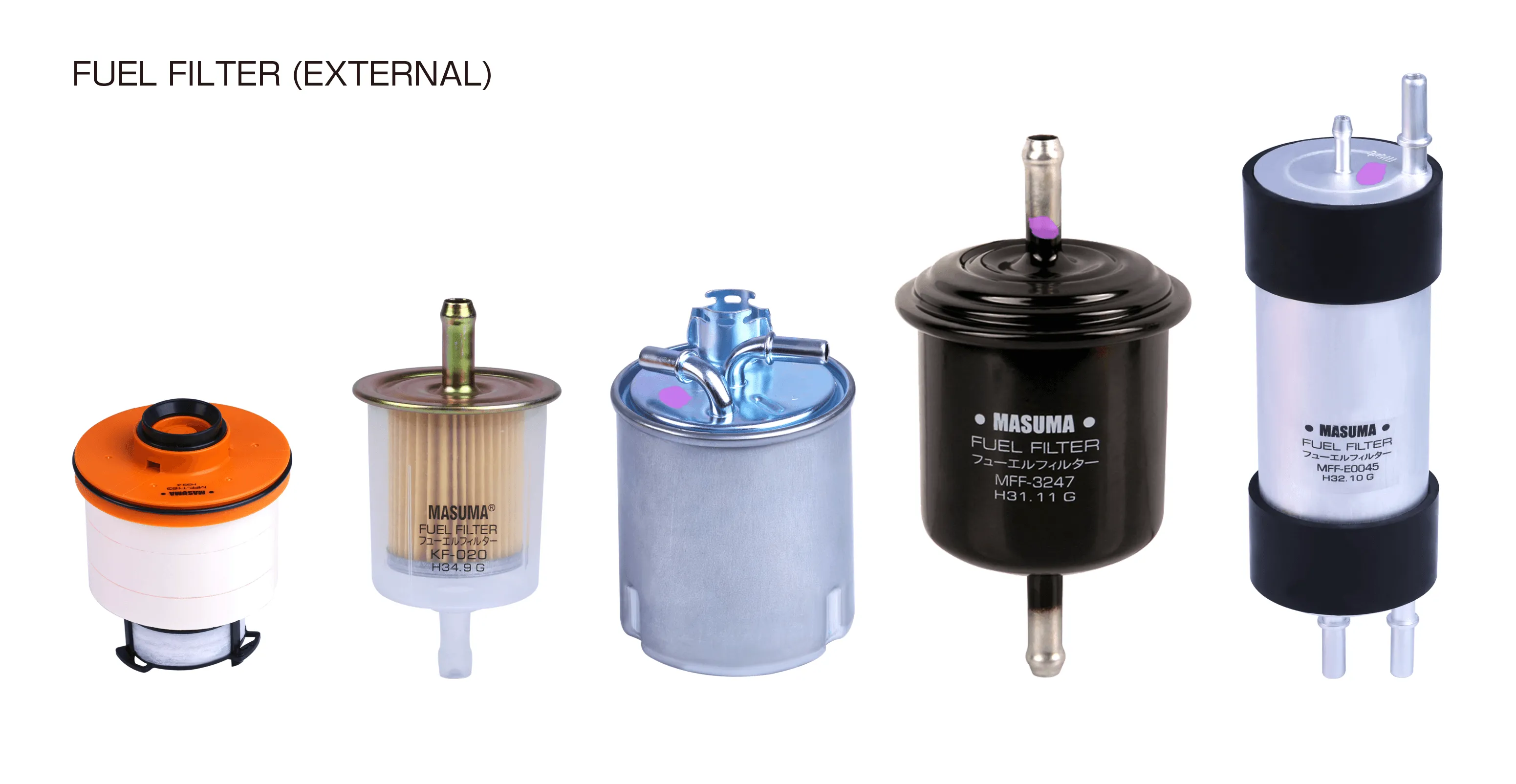 External Fuel Filters Types