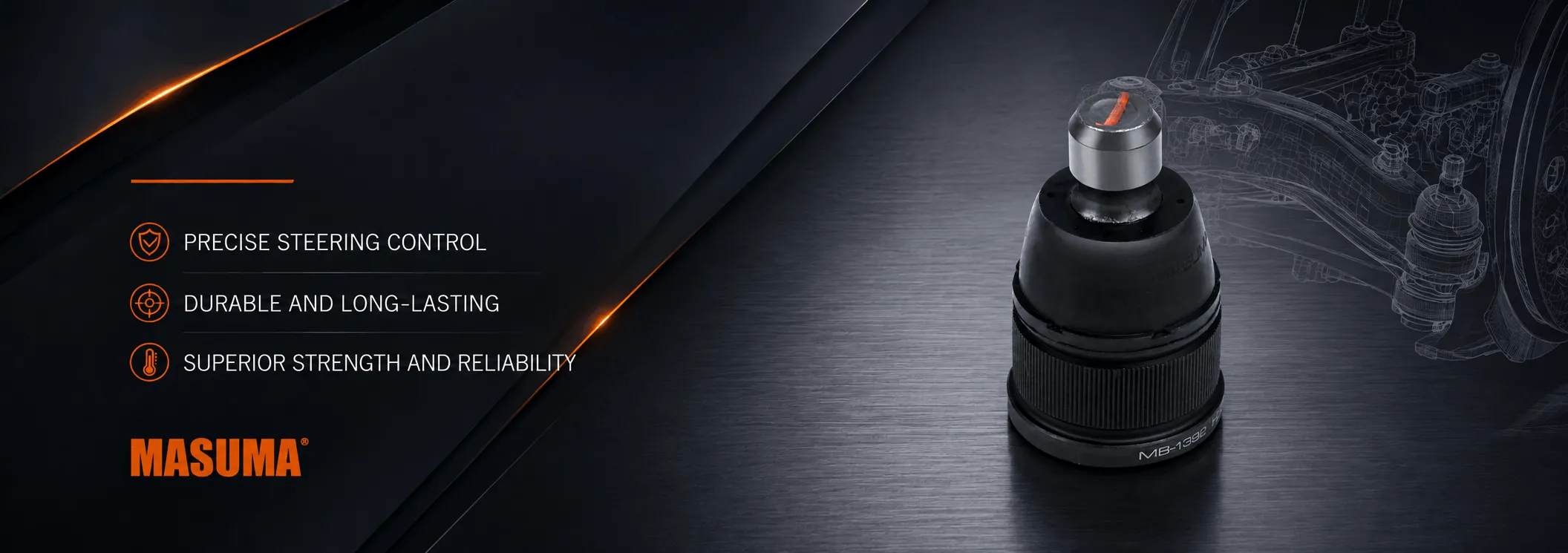 Masuma heavy-duty car suspension ball joint product photo