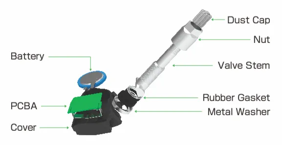 TPMS Sensor Internal Structure Diagram