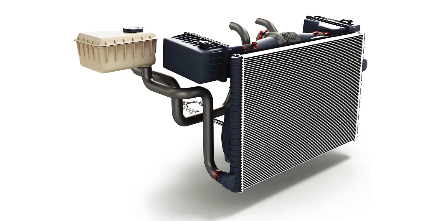 MASUMA High-Performance All-Aluminum Car Radiator Assembly