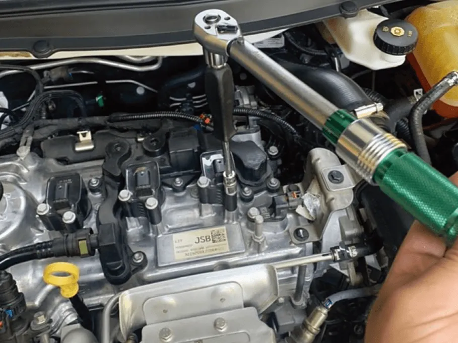 Ignition Coil Installed in Engine Bay