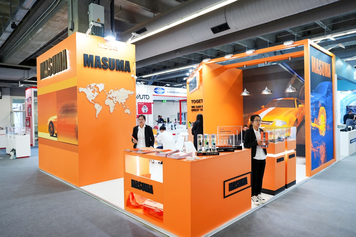booth of the MASUMA at IAA Mobility 2024